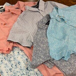 MENS SHORT SLEEVE TROPICAL SHIRTS